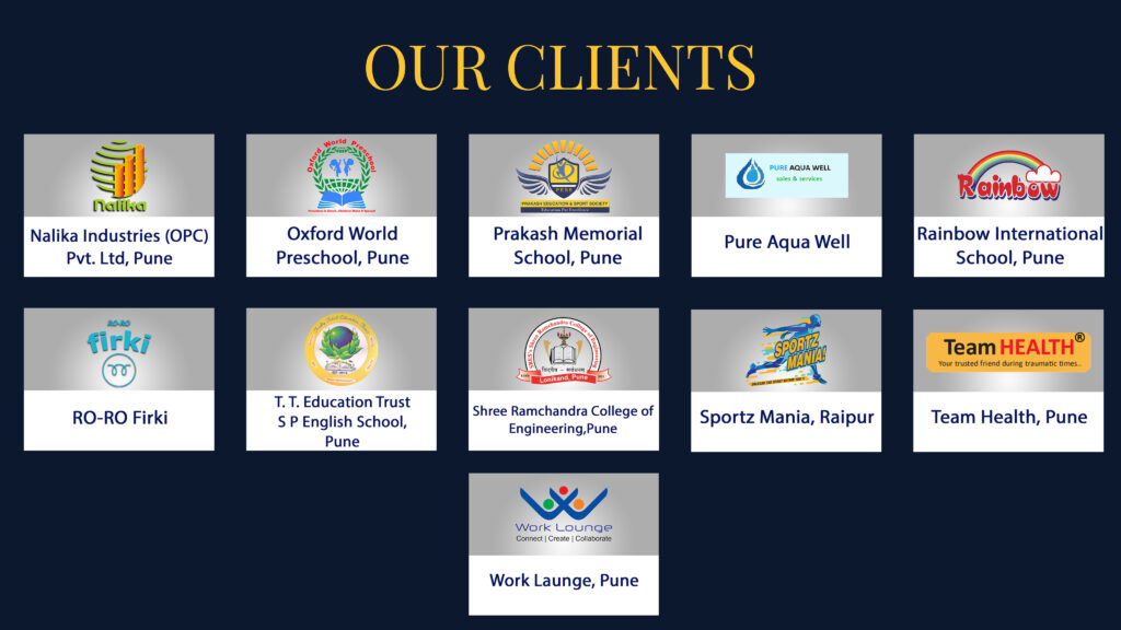 Client list of VM3 Tech Solutions LLP