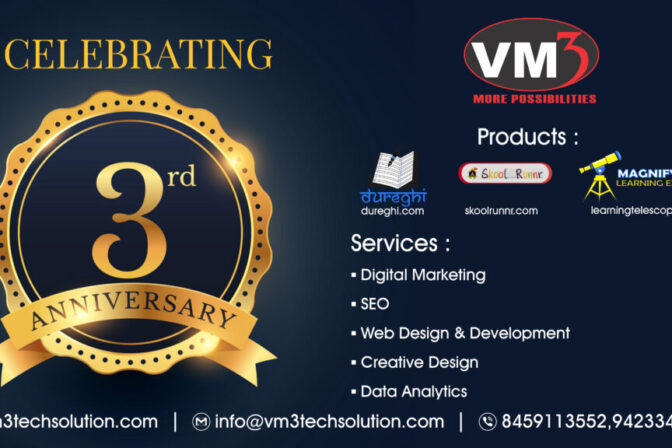 VM3 Celebrating 3rd Anniversary