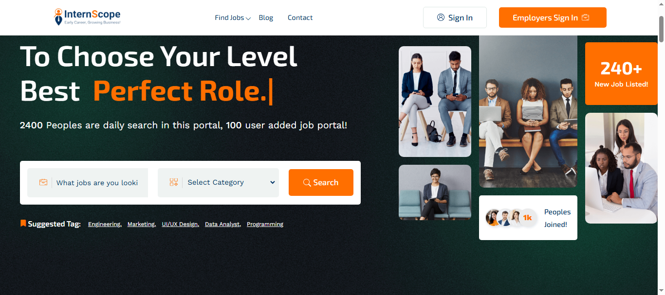 India's #1 job portal site for 0-3 years